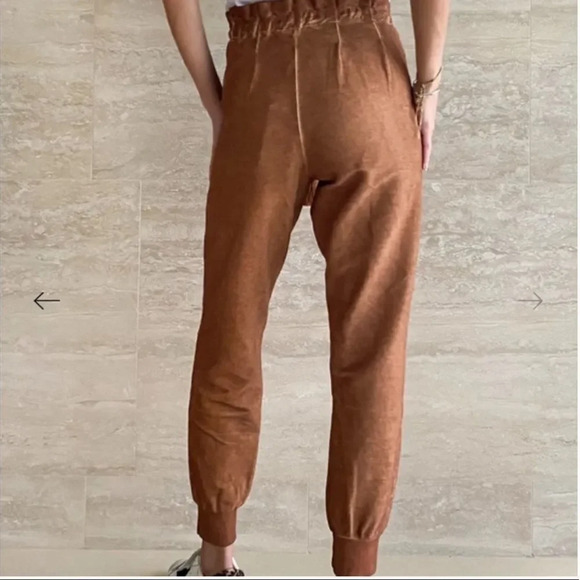 Like New Something Navy Meghan Pink Reversed Jersey Joggers - Picture 2 of 12